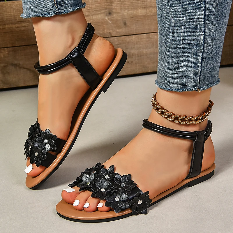 Sandali piatti con decorazione - Ethnic Fashion Women recensione e prezzo