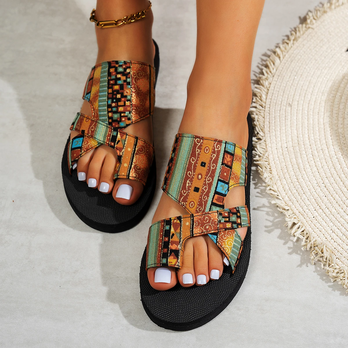 Ciabatte estive da donna, sand - Ethnic Fashion Women recensione e prezzo