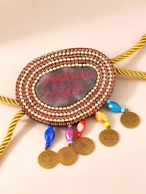Cintura in corda dorata, fibbi - Ethnic Fashion Co In recensione e prezzo