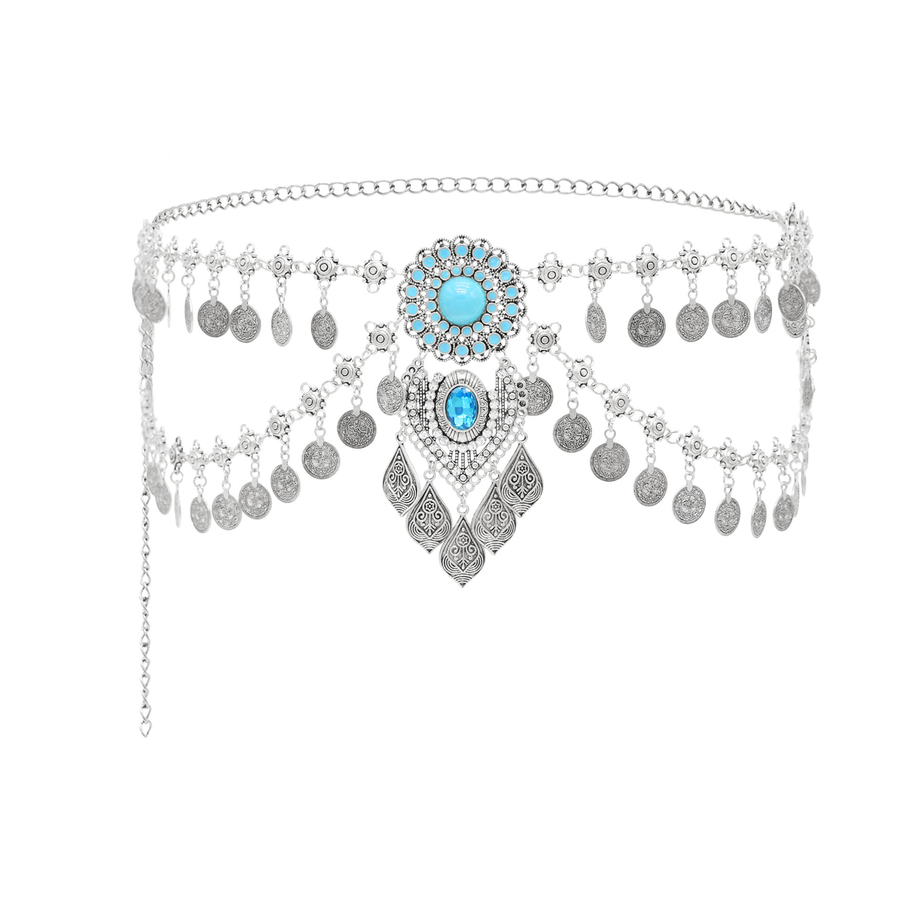 Nuova catena in vita turchese  - New Ethnic Fashion recensione e prezzo